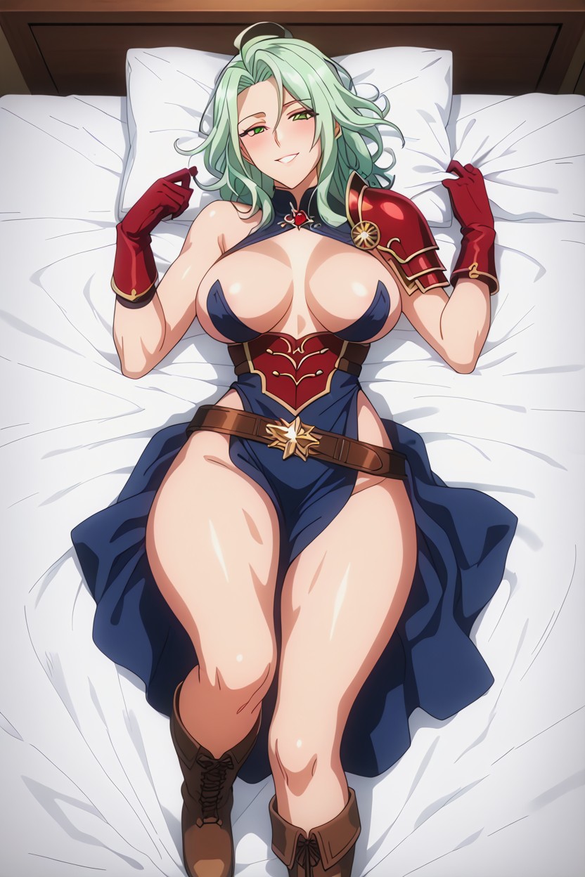 Gloves, Wide Hips, And Pieces Of Her Adventurer Gear Scattered Nearby Like A Belt Hentai IA