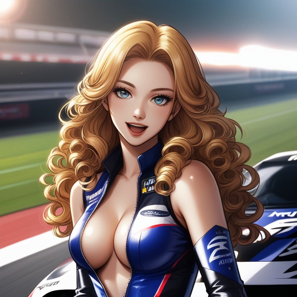 Nascar, Side View, Racing Car Hentai AI Porn