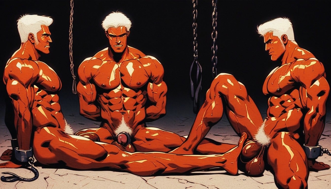 Pubic Hair, Veiny Balls, Whipped Body AI Gay Porn