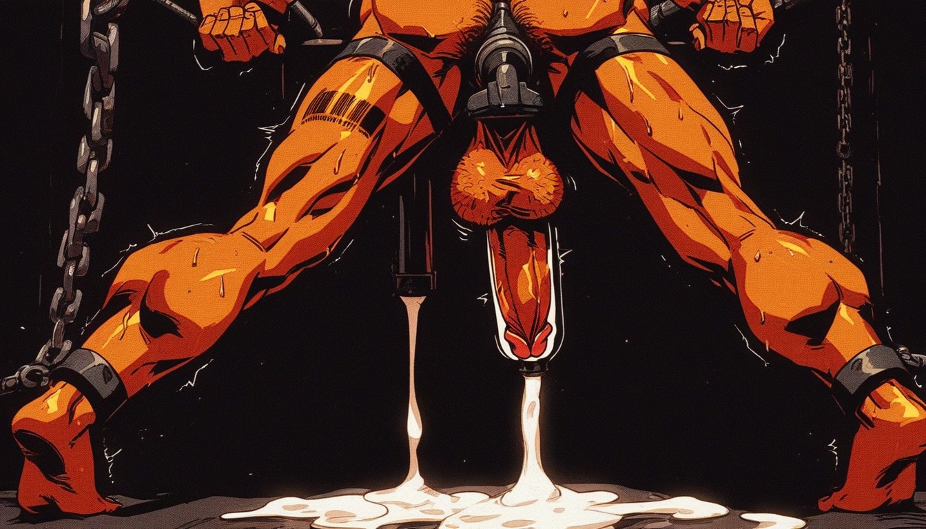 Full Body, Behind View, Big Balls AI Gay Porn