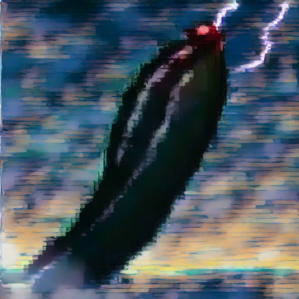 Naked, Extremely Muscular, Thunderstorm Furry AI Porn