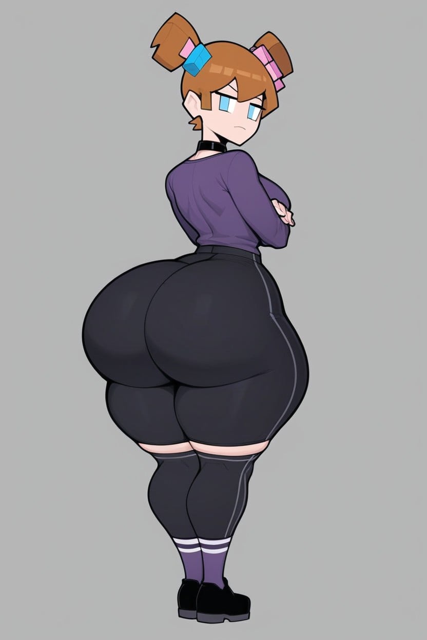 Perfect Face, Shine Hair, Giant Ass AI Porn