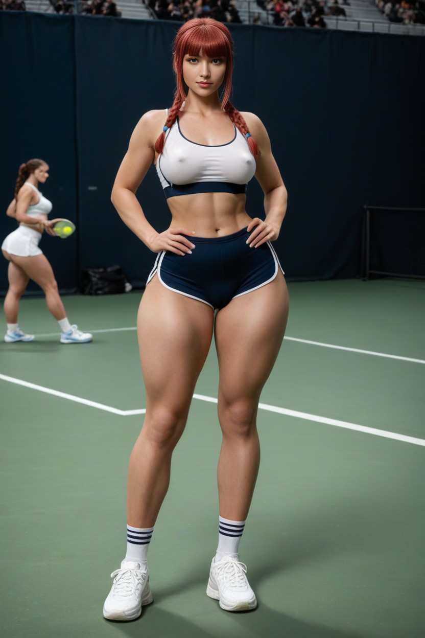 Skimpy, Massive Butt Cheeks, Huge Round Butt Cheeks AI Porn