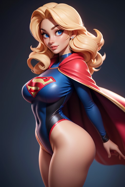 Red Skirt, Perfect Body, Blonde Hair Hentai AI Porn