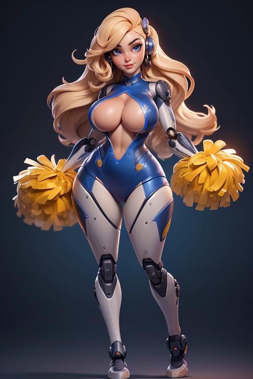 Cheerleader Uniform, 18+, Cheerleading Pom-poms Hentai AI Porn