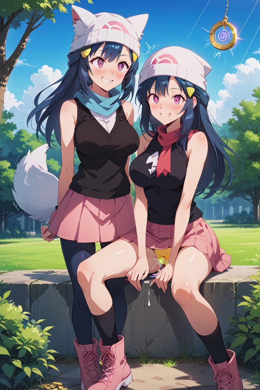 Shiny, Furry With Non Furry, Sleeveless Hentai AI Porn