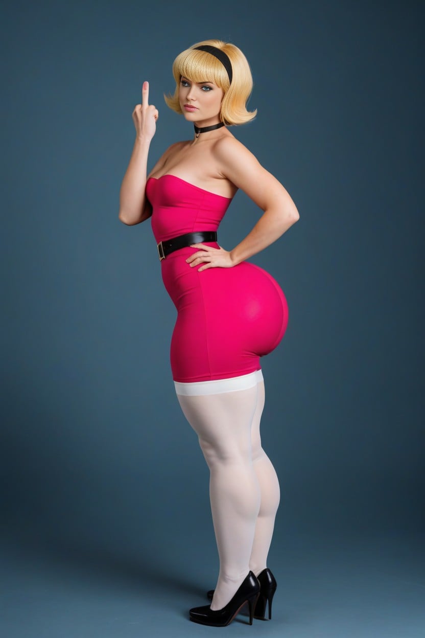 Mandygrim Adventures Of Billy And Mandy, Very Short Hair, Natural Blonde Hair AI Porn