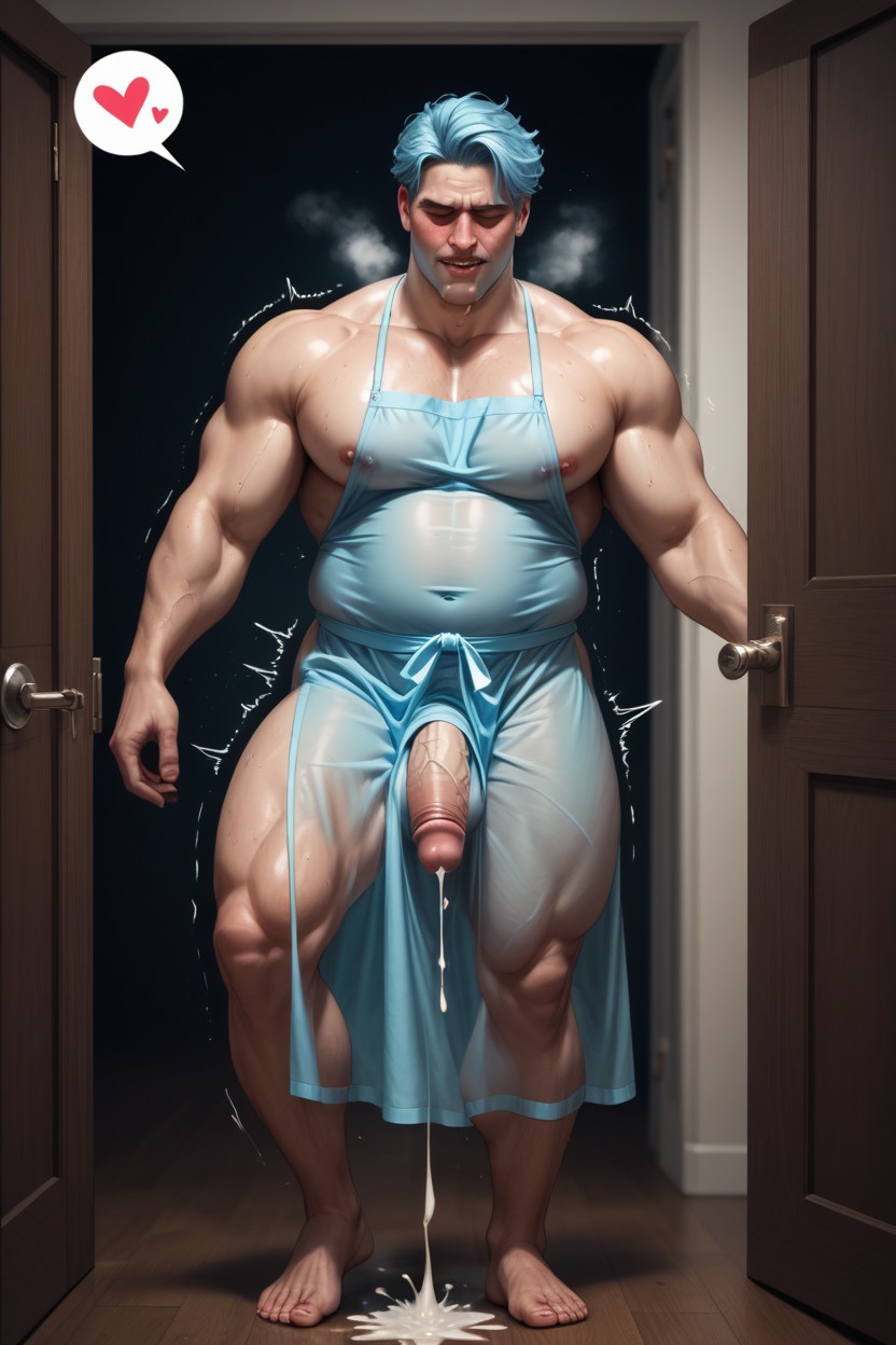 Shaking, 18+, Thick AI Gay Porn