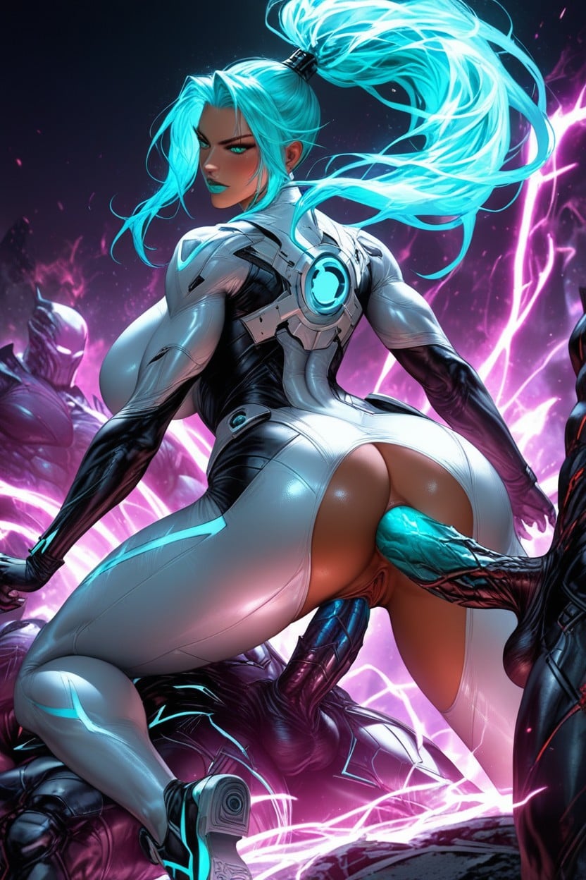 Beautiful Face, Dynamic Orgy Scene, Massive Ass AI Porn