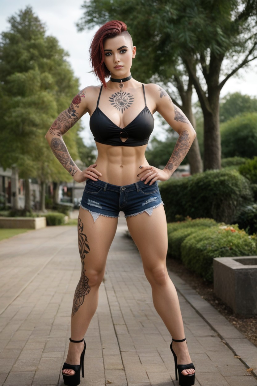 Raven From Titans, 18+, Firm Medium Breasts AI Porn