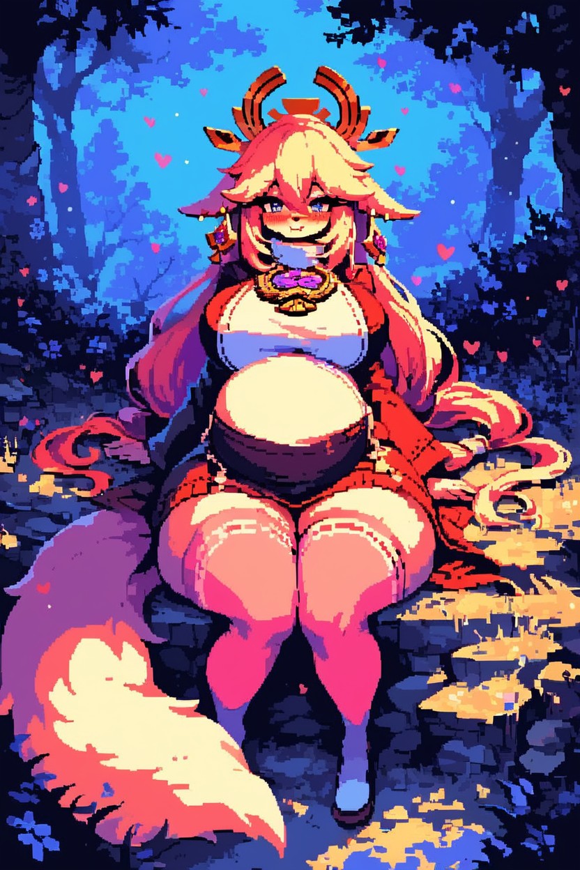 Front View, Long Length, Shaking Furry AI Porn