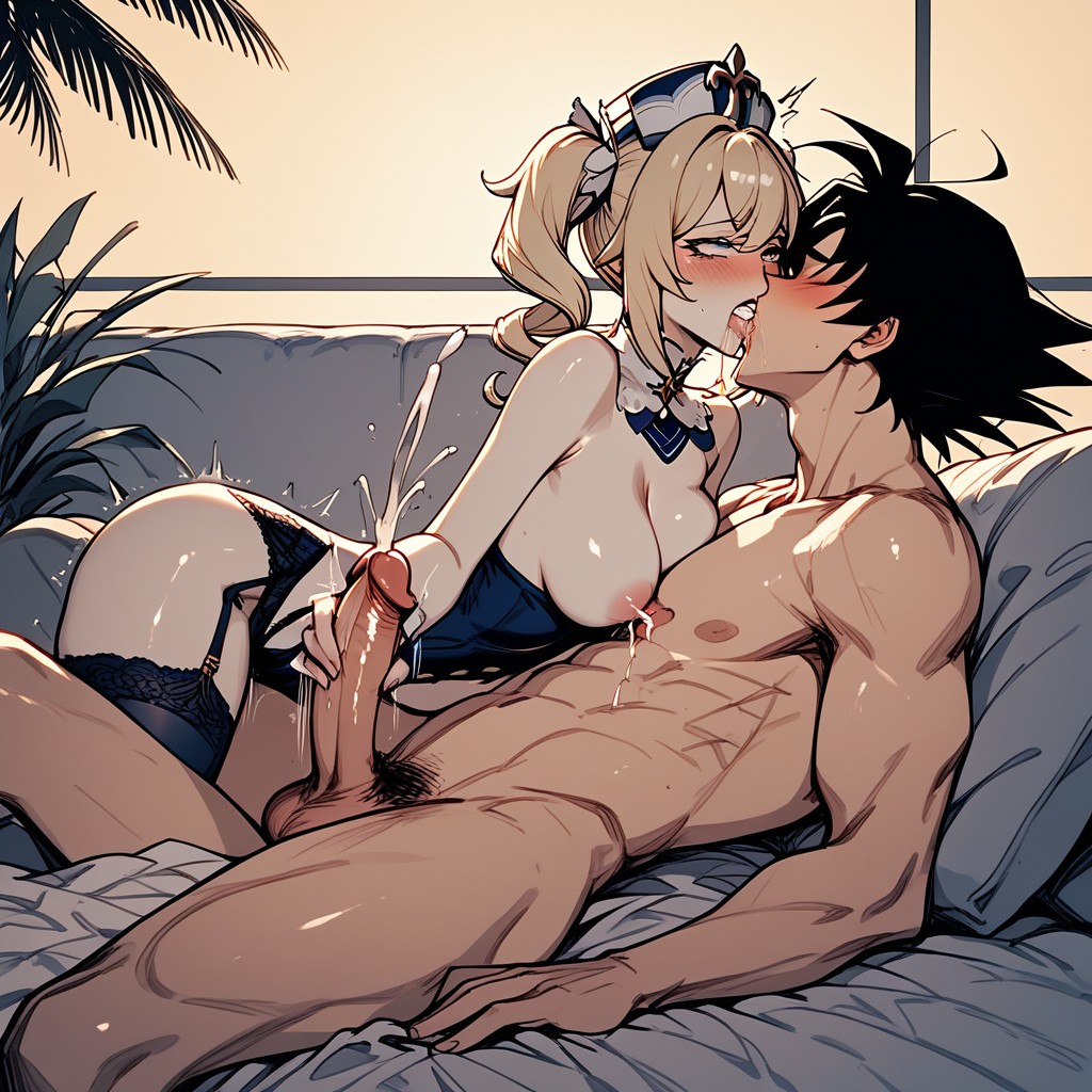 Small Breasts, Distraction, Nursing Handjob Hentai AI Porn