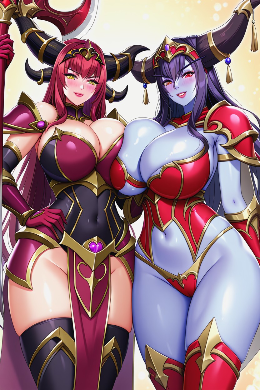 Hourglass Figure, Fully Armor, Azura From Fire Emblem AI Porn