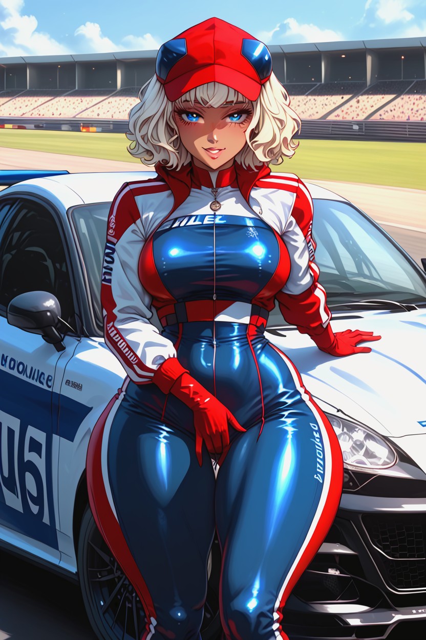 Pear Shaped Body, Wasp Waist, Hypergiant Cock In Her Ass Hentai AI Porn