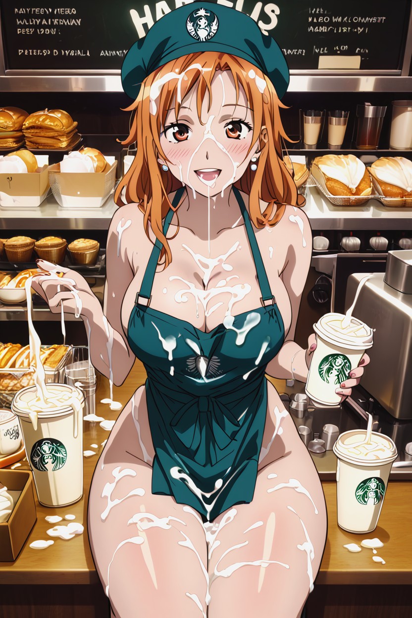 Messy Cum, Smiling, Cum Everywhere Hentai AI Porn