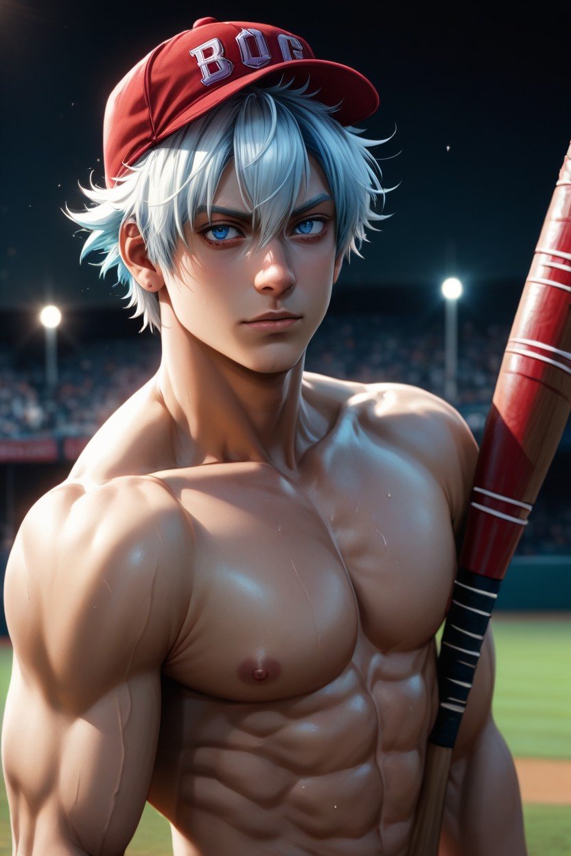 Shoto Todoroki, Red Hair, Abs ИИ гей порно