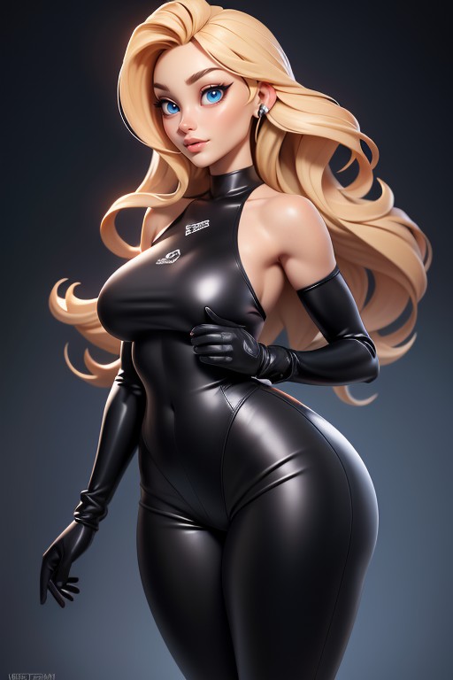 Large Breasts, Black Evening Gloves, Perfect Ass Hentai AI Porn