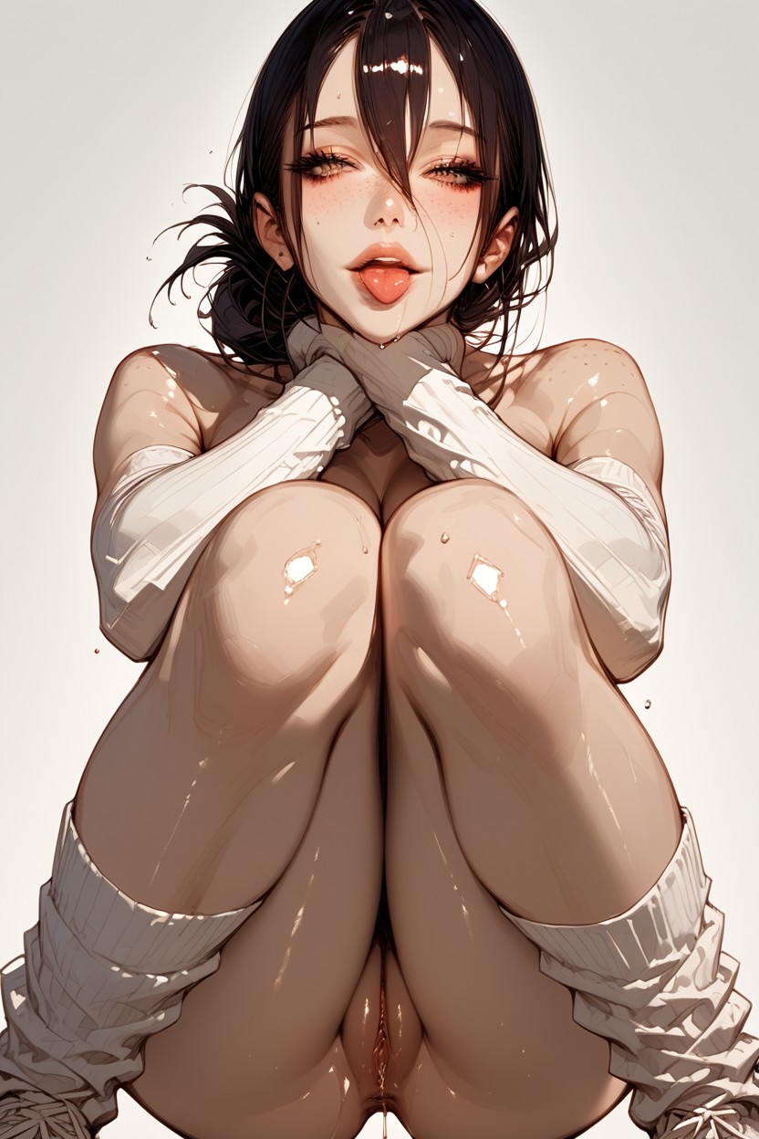 Pussy Juice Dripping, Very Attractive, Happy Hentai AI Porn