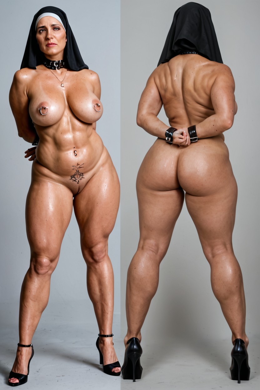 Old Wrinkled Skin, Old Skin, Southern European MILF AI Porn