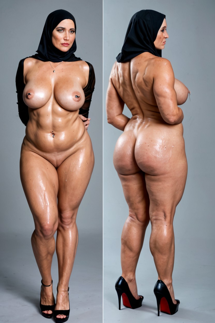 Thick, Legs Together, Milf Over Fifty MILF AI Porn