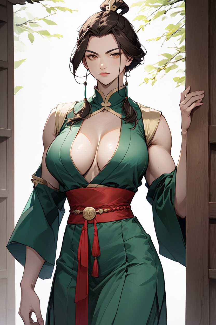 Natural Breasts, Short Length, Model Hentai AI Porn