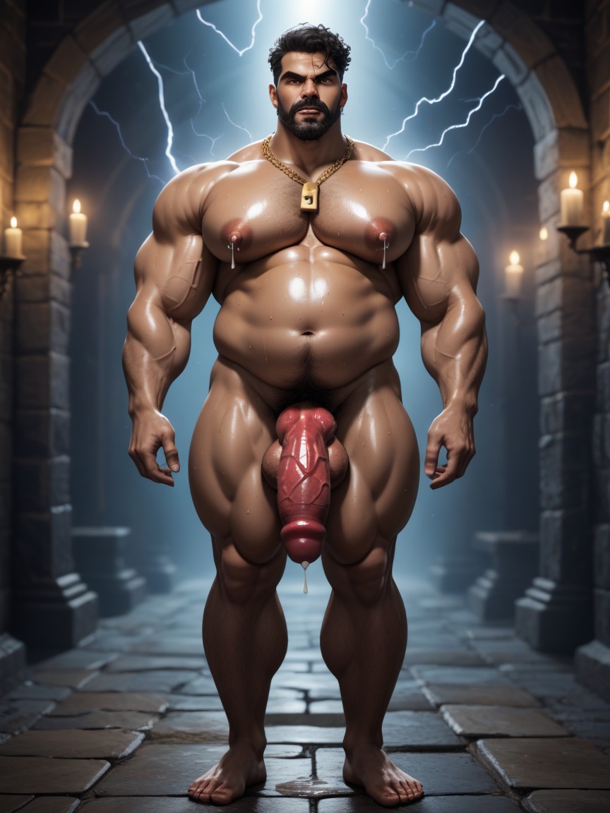 Long Legs, Tapered Waist, Black Hair AI Gay Porn