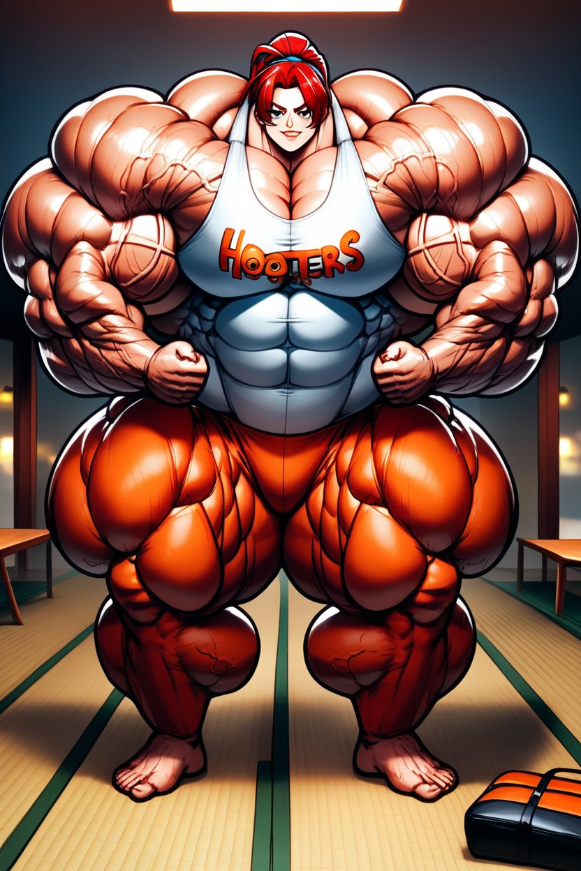 Full Body, Gigantic Muscles, Gigantic Muscles AI Porn