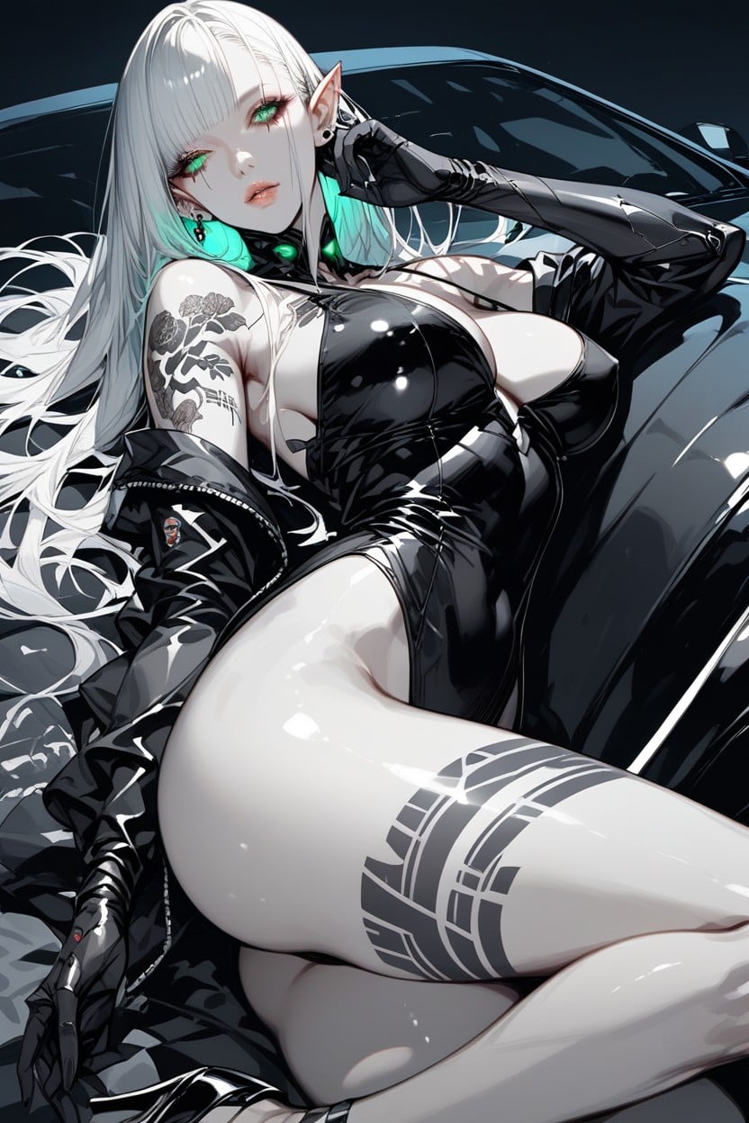 Perfect Figure, Bangs Near Face, Cinematic Lighting Hentai AI Porn
