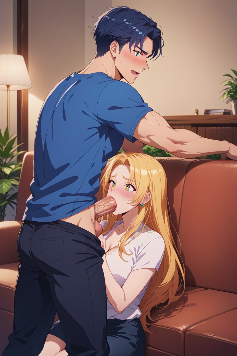 18+, Deepthroat, Hyper Veiny Penis AI Porn