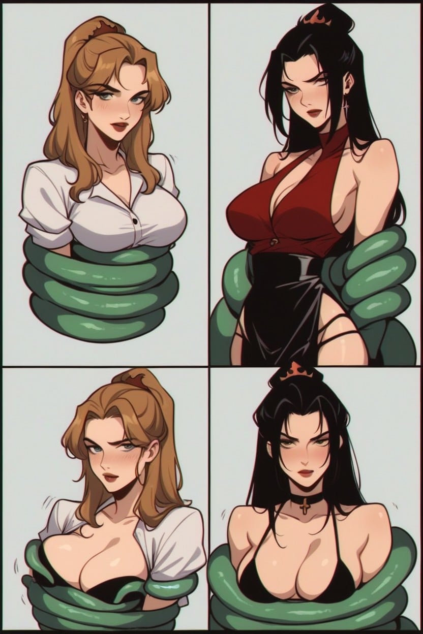 Arms And Waist Coiled Up And Squeezed Together While Shes Being Fucked, Motion Lines, Waist Hentai AI Porn