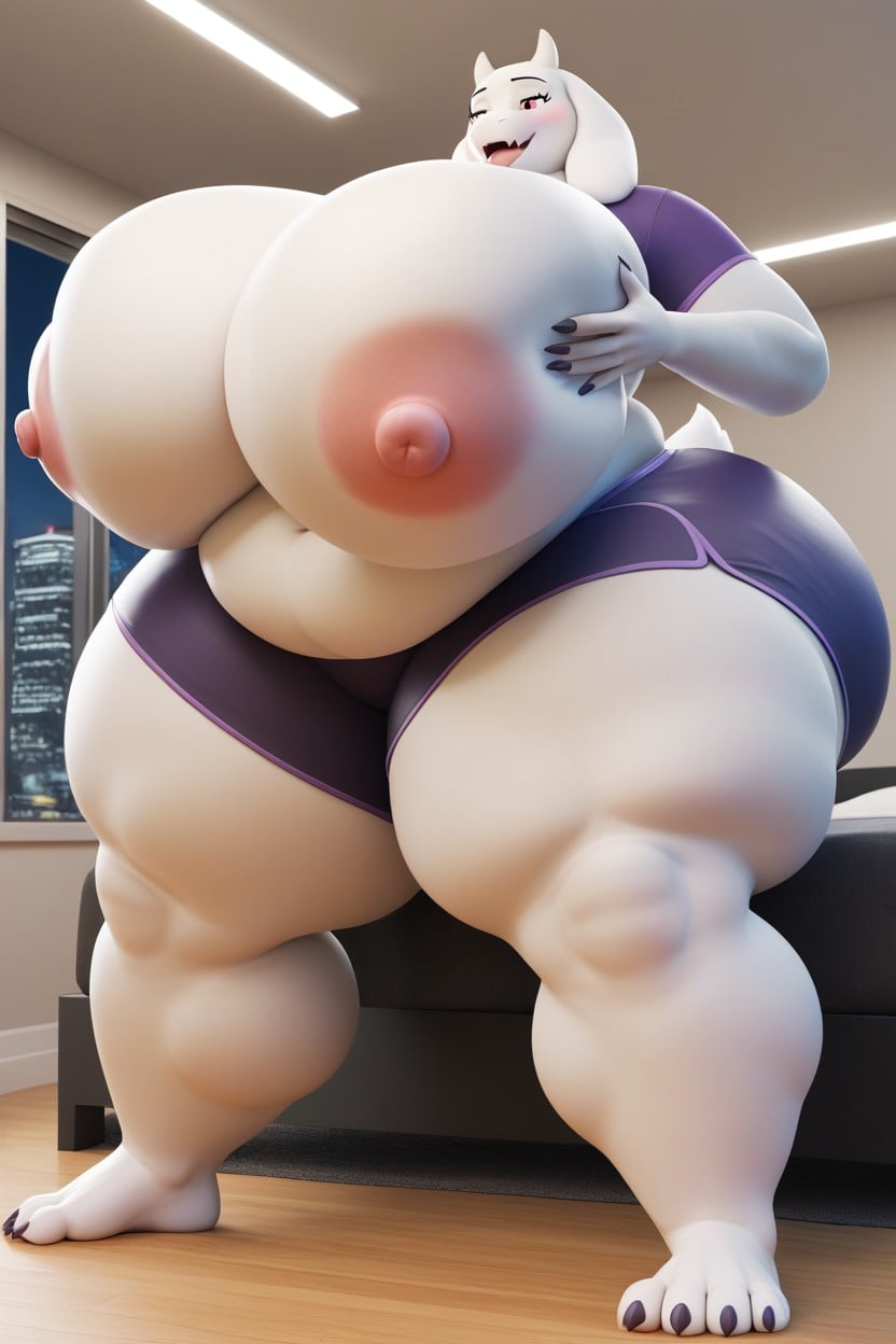 Reverse Cowgirl Pov, Only Two Boobs Hidden Behind Boobs, Hyper Boobs Expansion Furry AI Porn