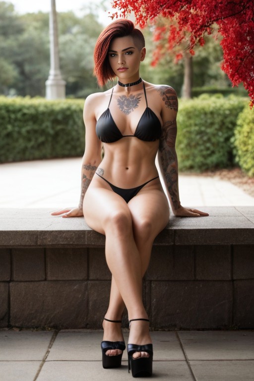 Brunette Vi From League, Lean Hips, Lean Legs AI Porn
