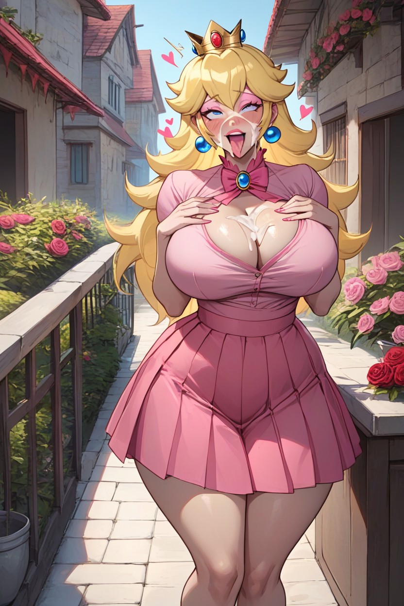 Very Big Hips, Ahegao, Excited AI Porn