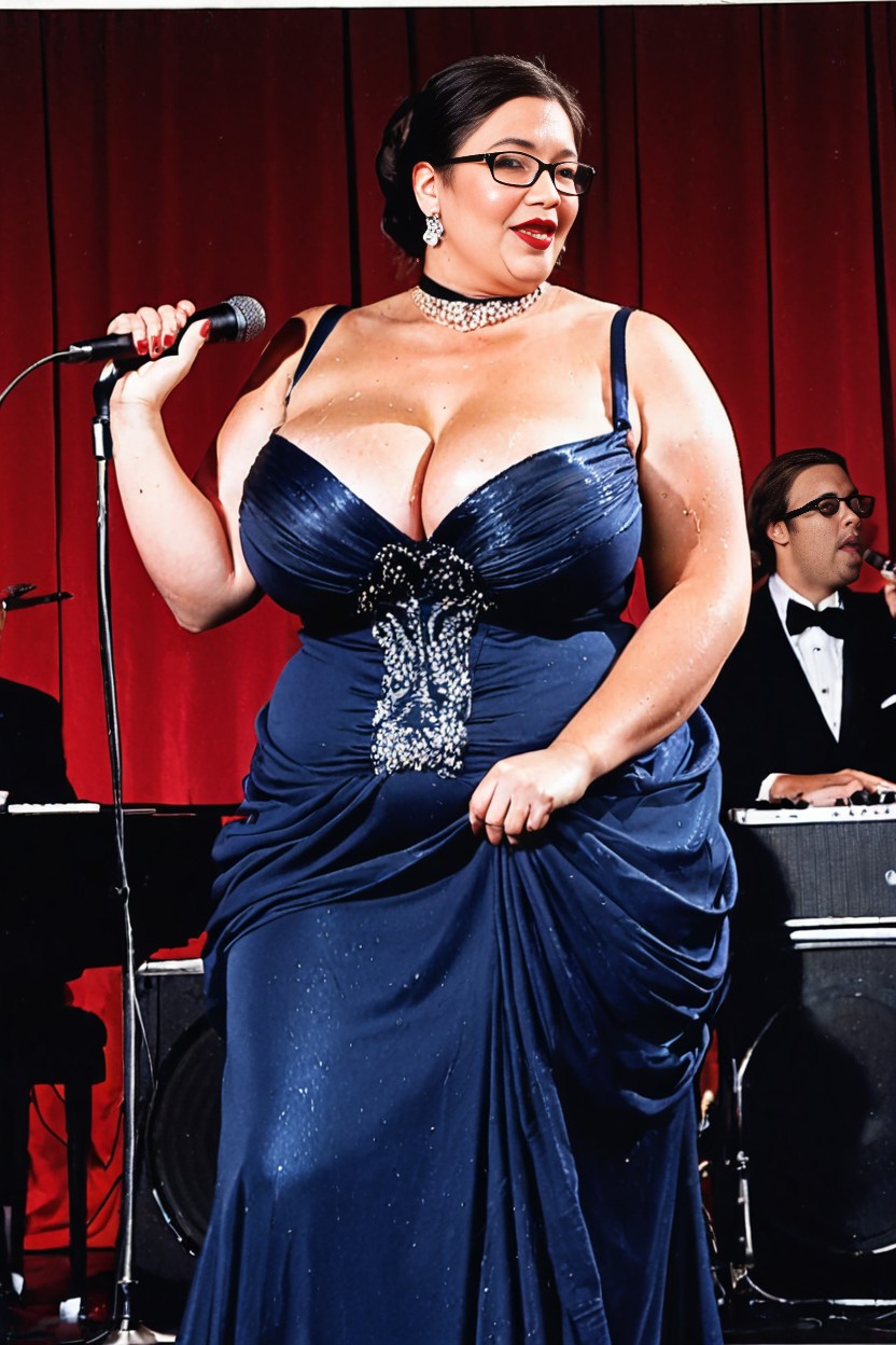 Luxury Dress, On Stage, 30+ AI Porn