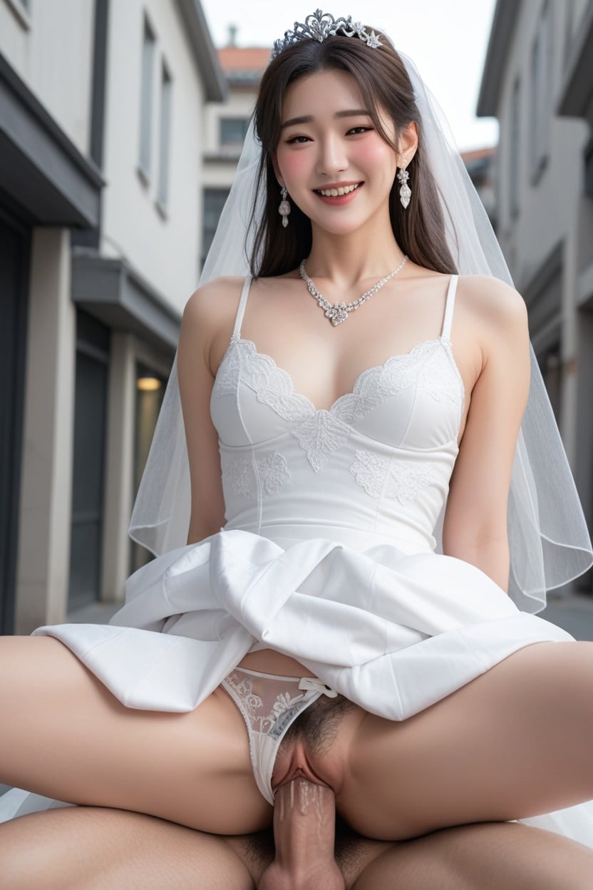 White Panties, いたずら好き, Onesie アジアのAIポルノ