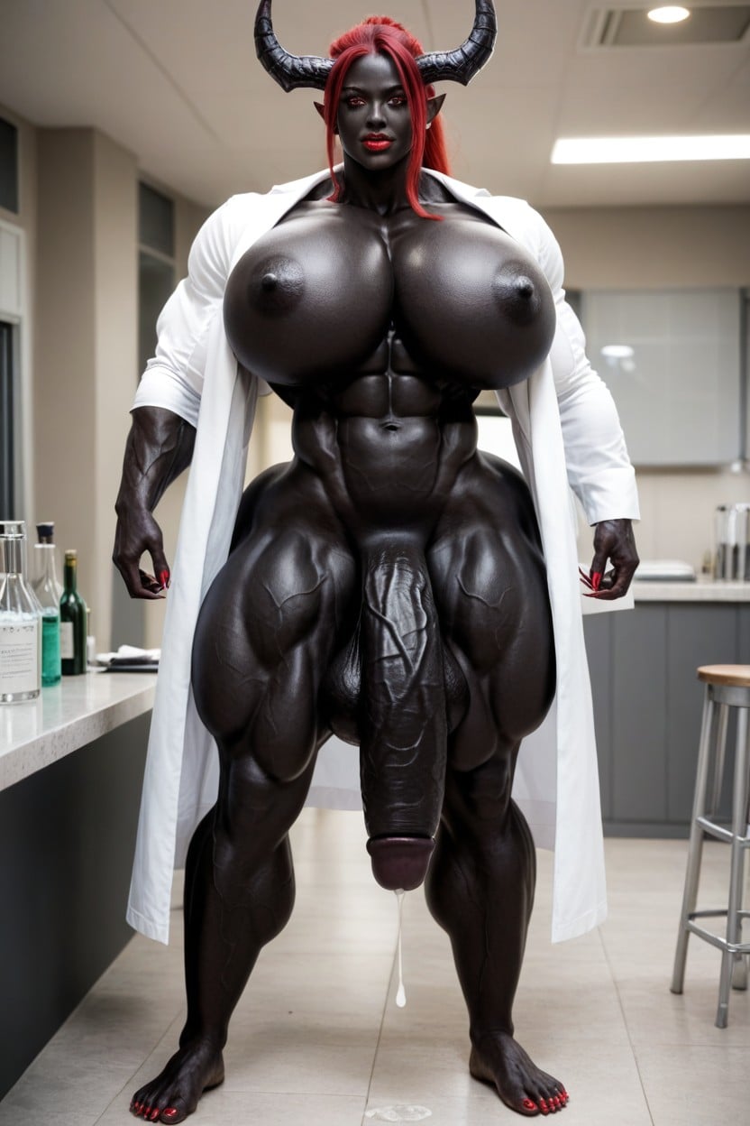 She Venom, Thick Thighs, Abs Shemale AI Porn
