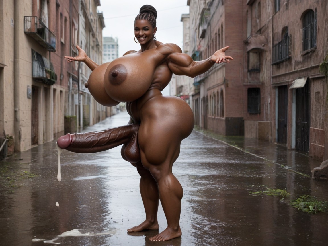 Futanari Cock, Futanari, Thick Cock Shemale AI Porn