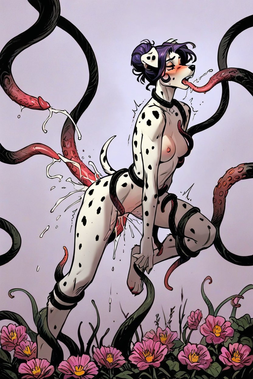 Sci Fi, Squirting, Skinny Furry AI Porn