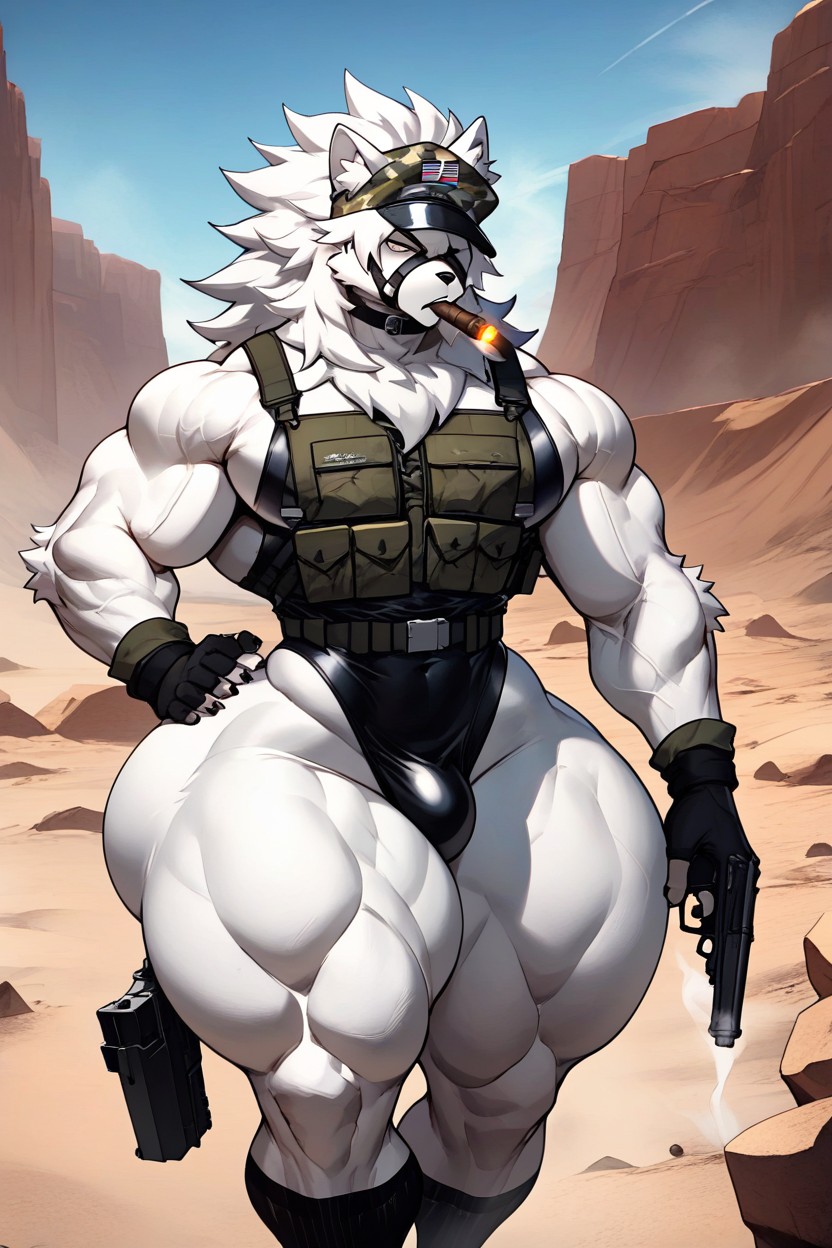 Big Ass, Thick Thighs, Extremely Huge Ass AI Gay Porn
