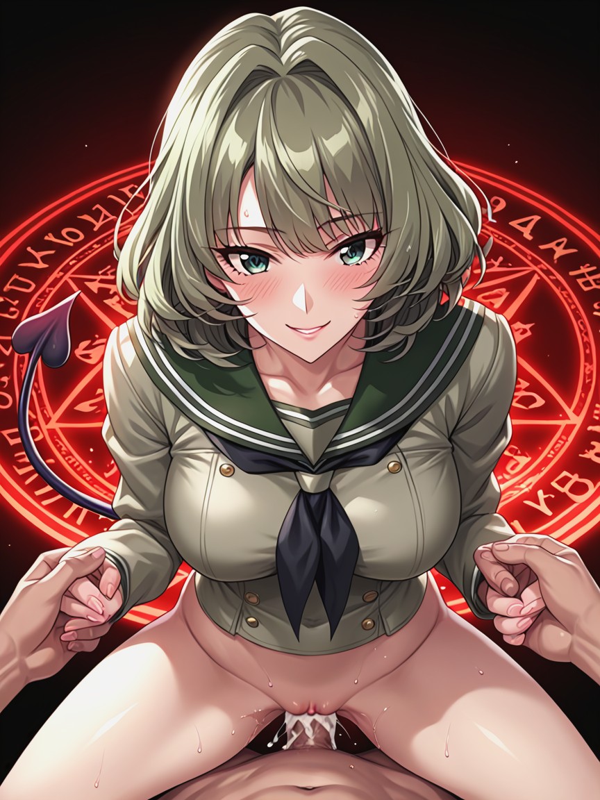 Multiple Man, Composition Penis, Male One Thumb And Four Fingers Hentai AI Porn