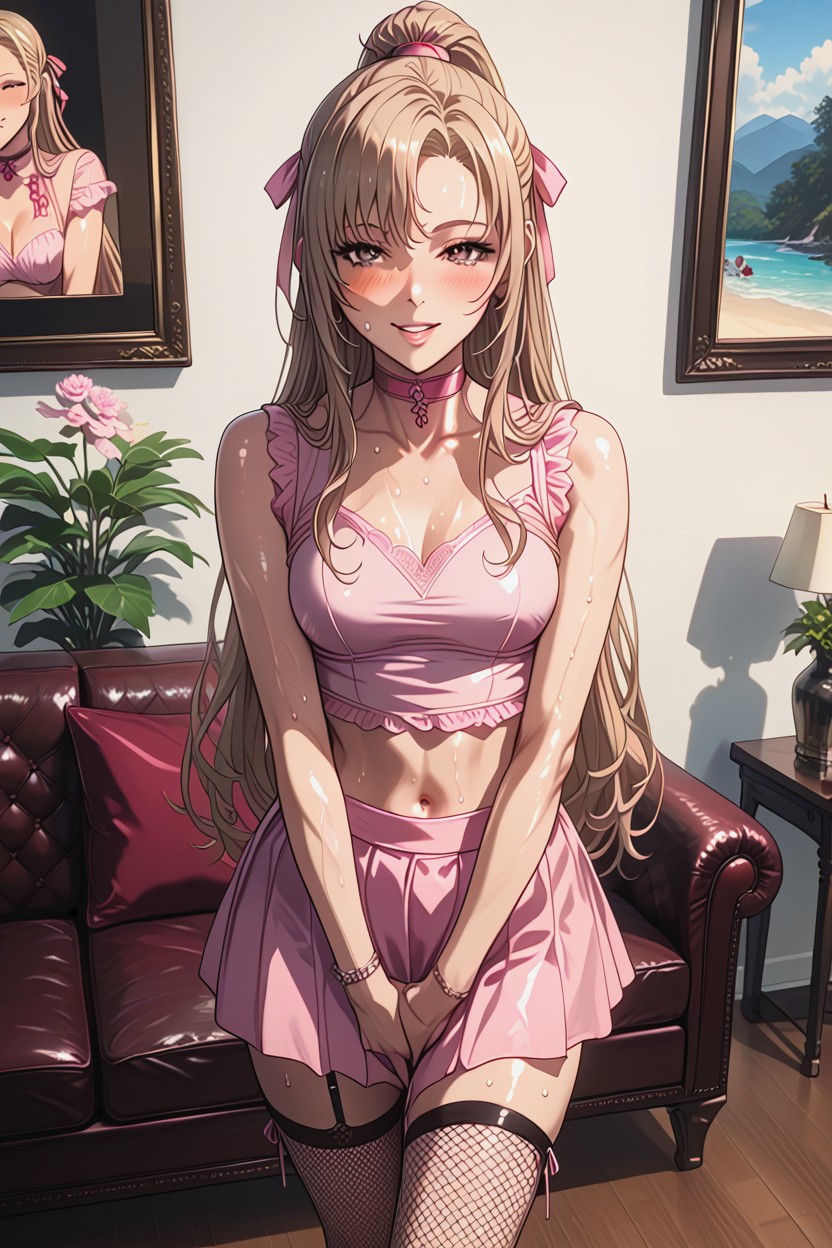 Ultra Detailed, Standing, Looking At Viewer Hentai AI Porn