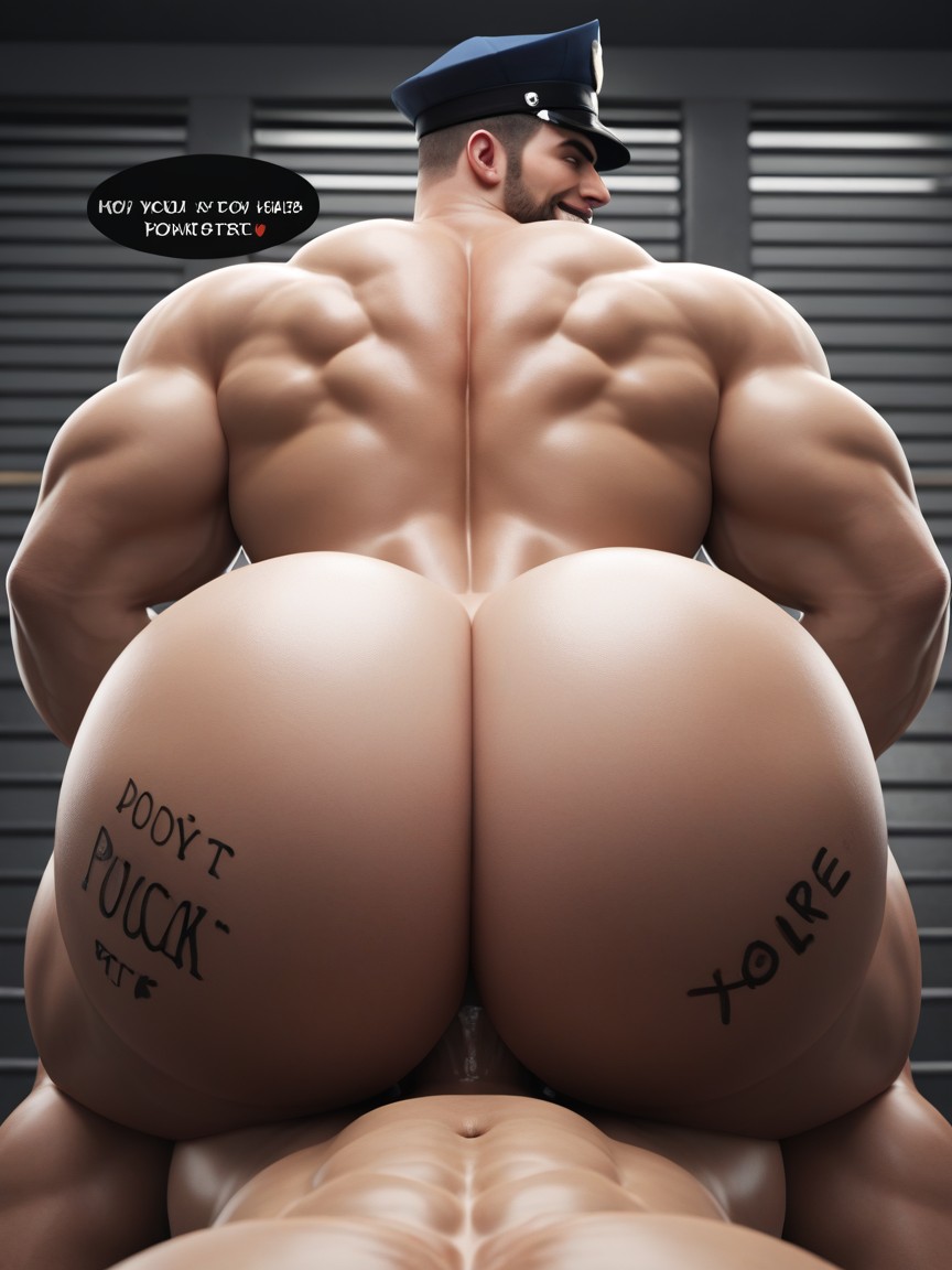 20+, Police Bottom, Hole Kills Tops With Deadly Suction AI Gay Porn
