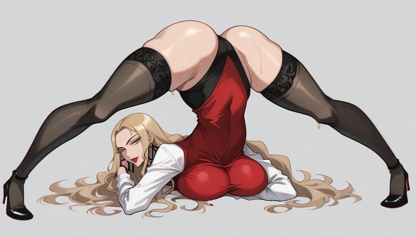 Large Ass, Looking At Viewer, Full Body Hentai AI Porn