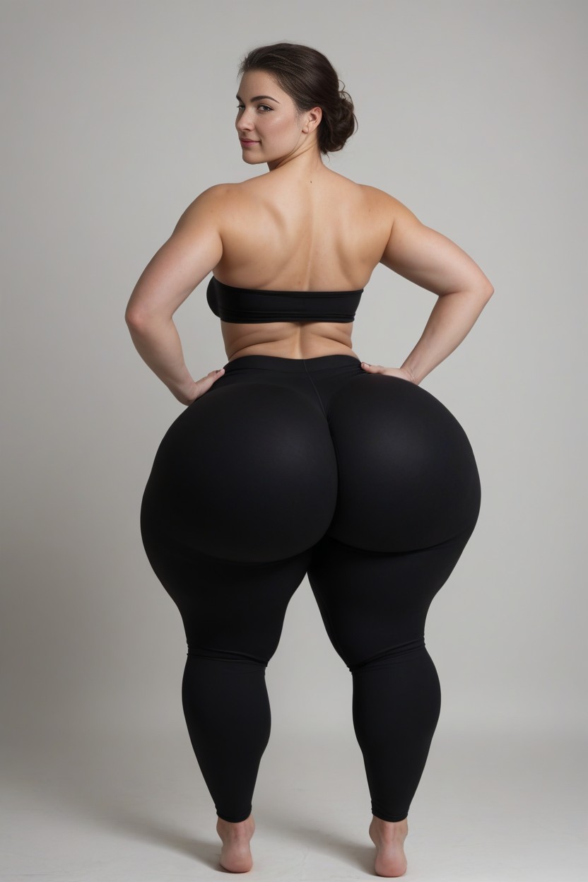 Phat Legs, Huge Round Ass, Deep Ass Crack AI Porn