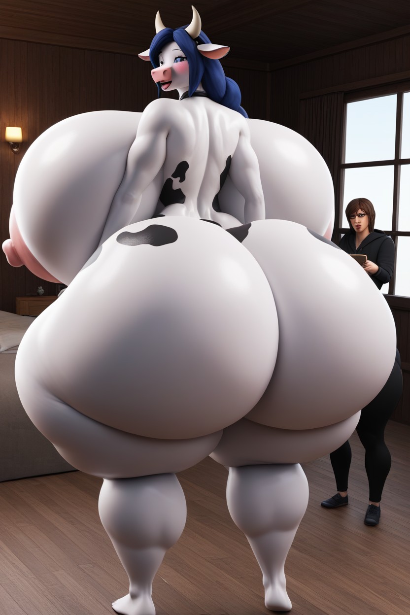 Perfect Ass, Hyper Massive Ass, Enormous Floor Dragging Tits Furry AI Porn