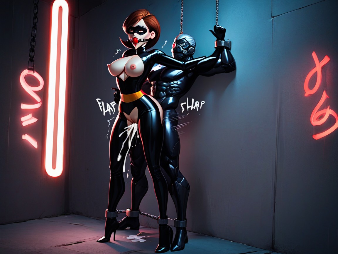 Restrained, Night, Dark Lighting AI Porn