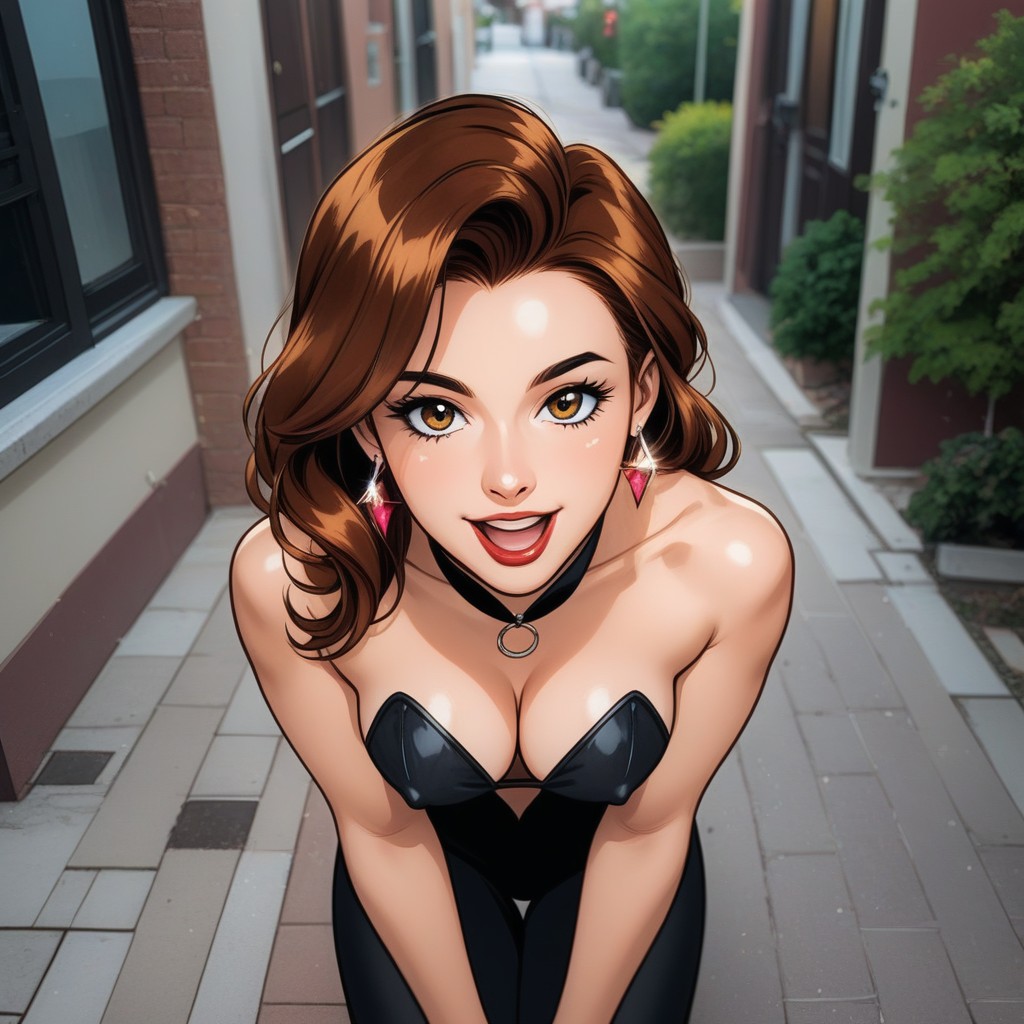 Front View, Fresh, Head Tilted To Side Hentai AI Porn