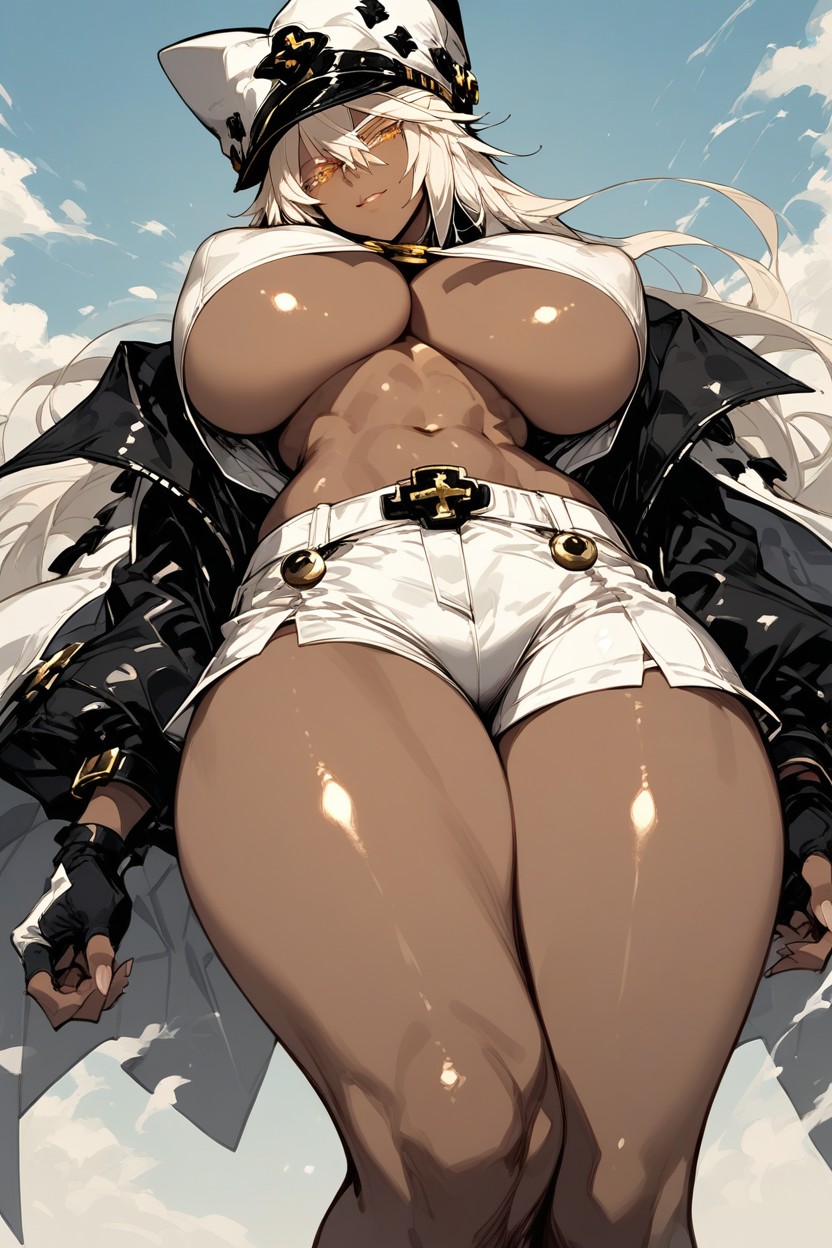 White Shorts, Long Legs, Looking At Viewer Hentai AI Porn