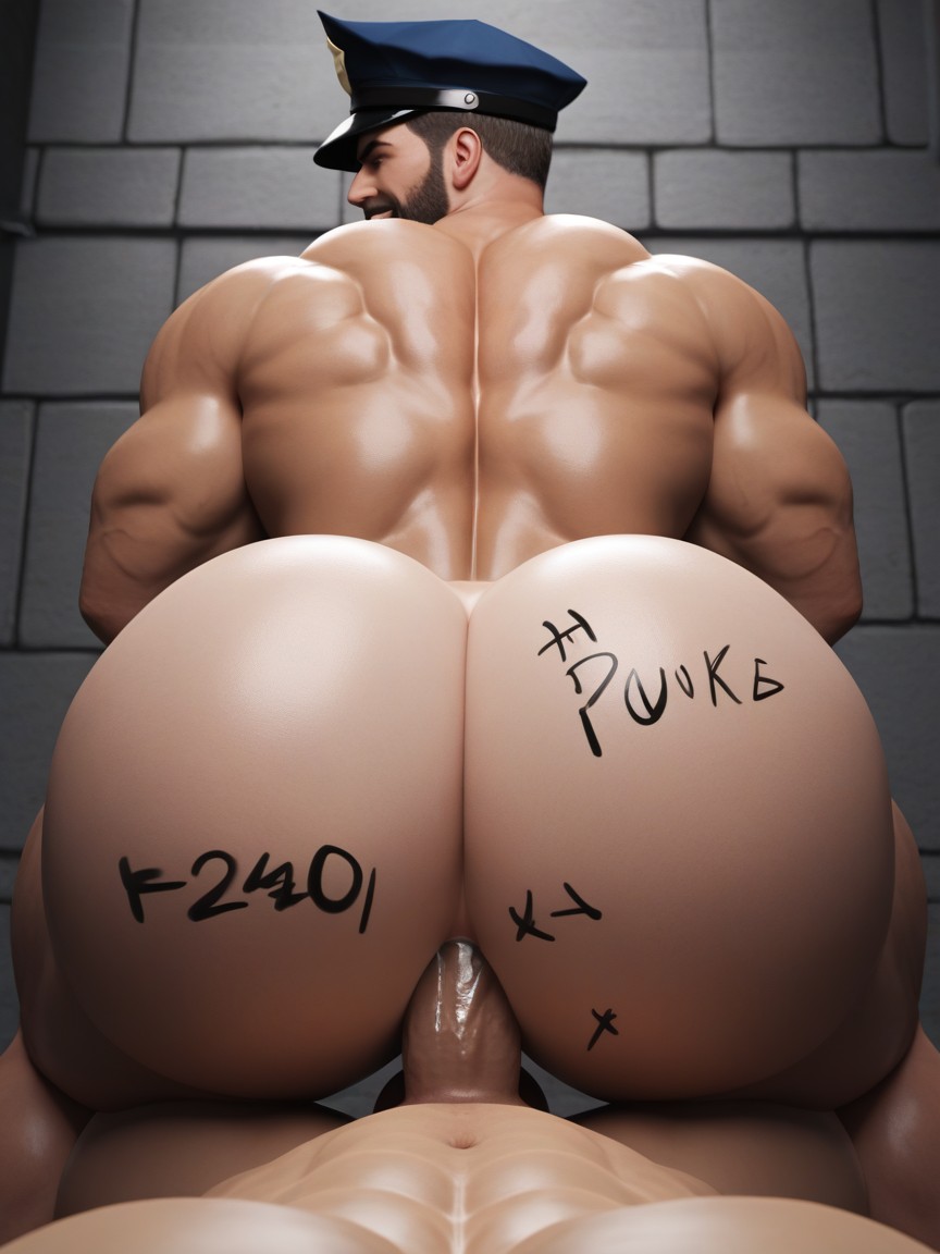 Male Only, Bottom In Control, Bottom Interrogating Top AI Gay Porn