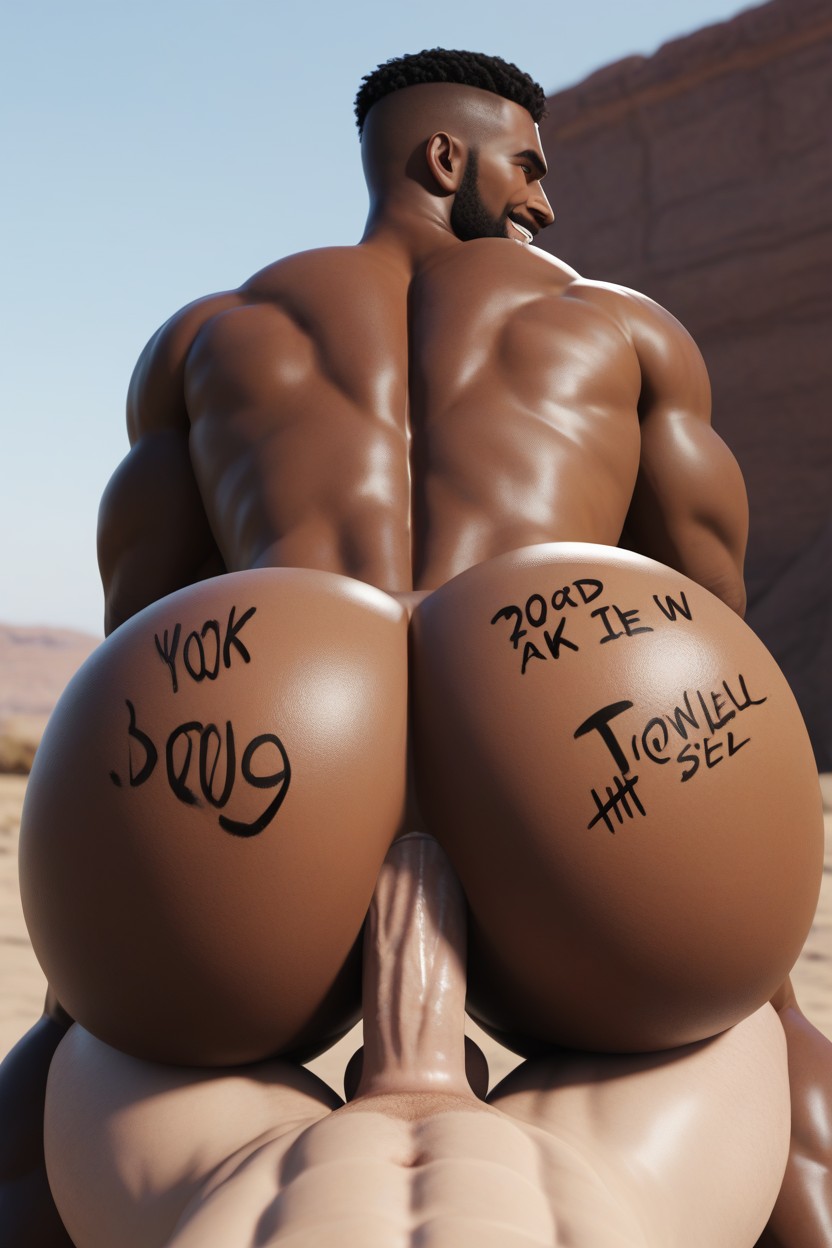 Riding, Smug Expression, Dom Bottom AI Gay Porn